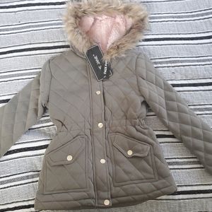 ME JANE Girls Olive Green Jacket